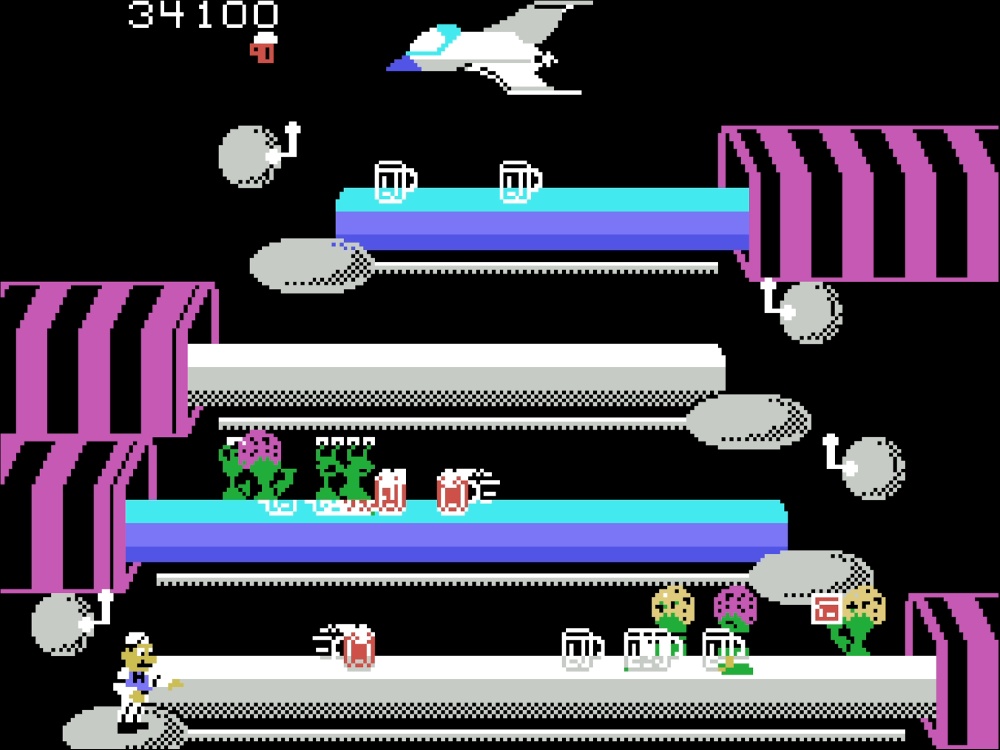 Gameplay of Root Beer Tapper for Colecovision